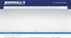 Desktop Screenshot of marshallsofevesham.co.uk